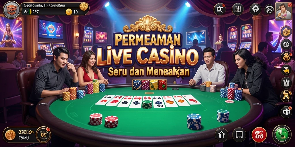 Tampilan gameplay seru dari aplikasi Live Casino 2757.