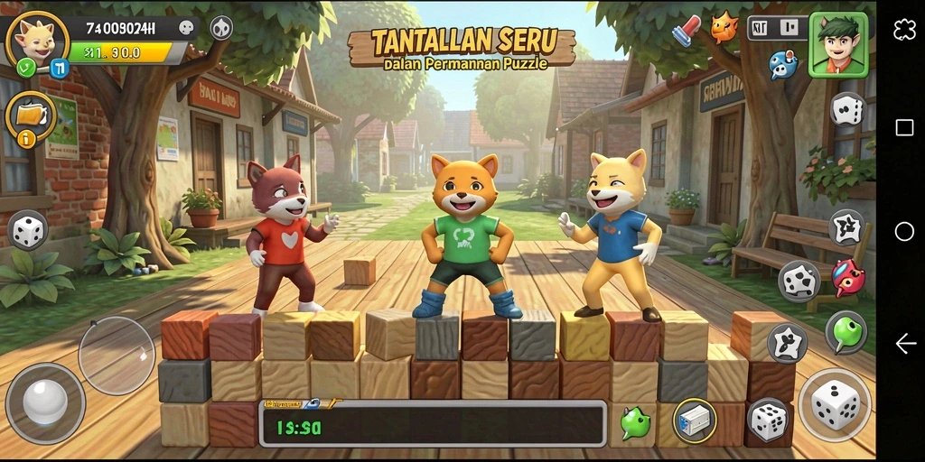 Screenshot menampilkan gameplay menantang dalam <strong>73K</strong>.