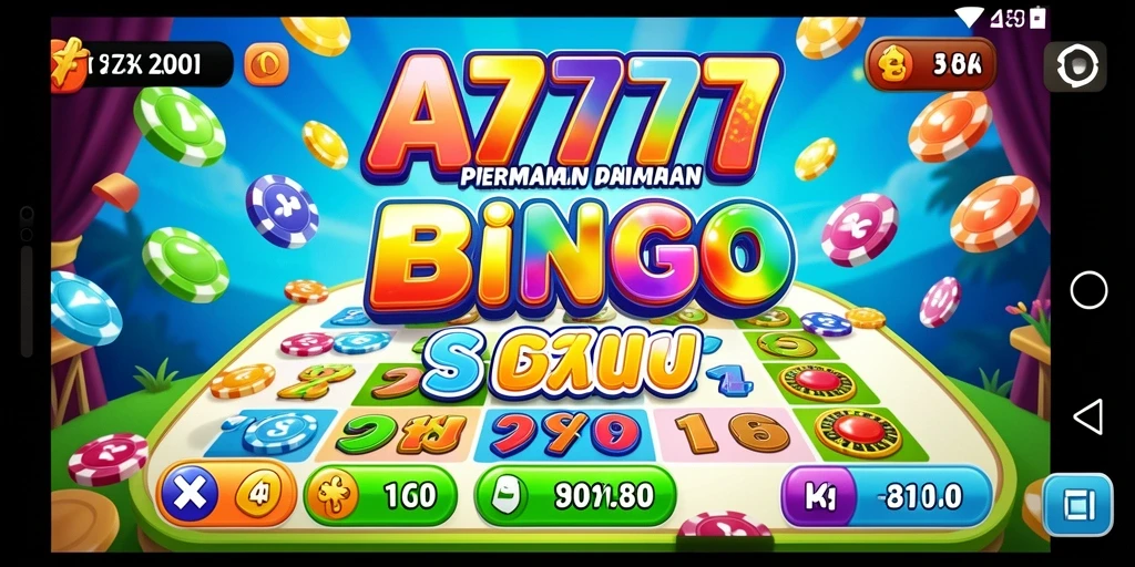 Gameplay seru A7777 dengan berbagai pilihan Bingo.