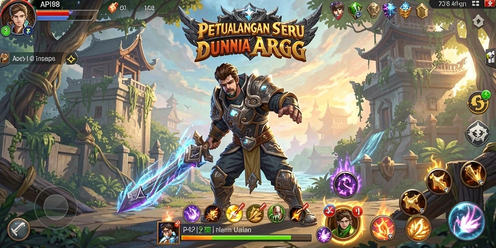 Tangkapan layar menampilkan aksi pertempuran mendebarkan di API88.