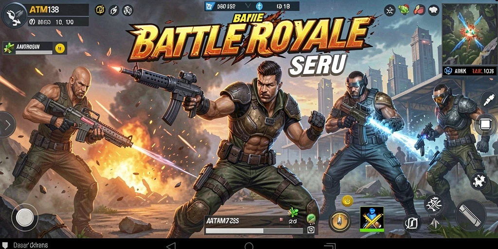 Tangkapan layar gameplay <strong>ATM138</strong> dengan suasana pertempuran yang intens.