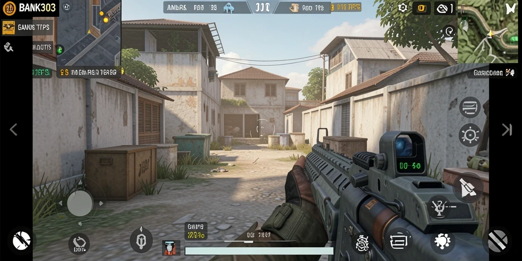 Tampilan gameplay menegangkan di BANK303 dengan aksi seru.