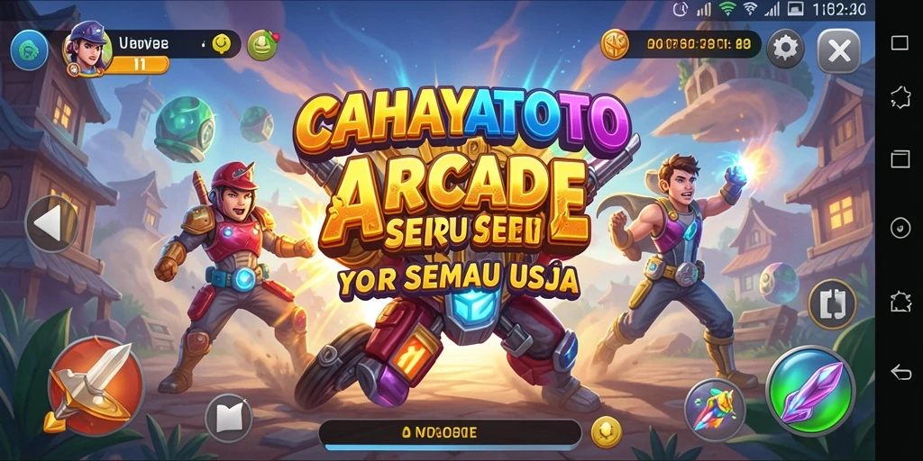 Screenshot CAHAYATOTO menampilkan gameplay yang seru dan penuh warna.