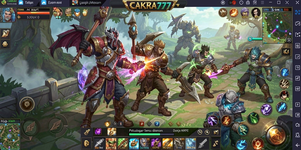 Tampilkan pengalaman seru gameplay ARPG dalam CAKRA777.
