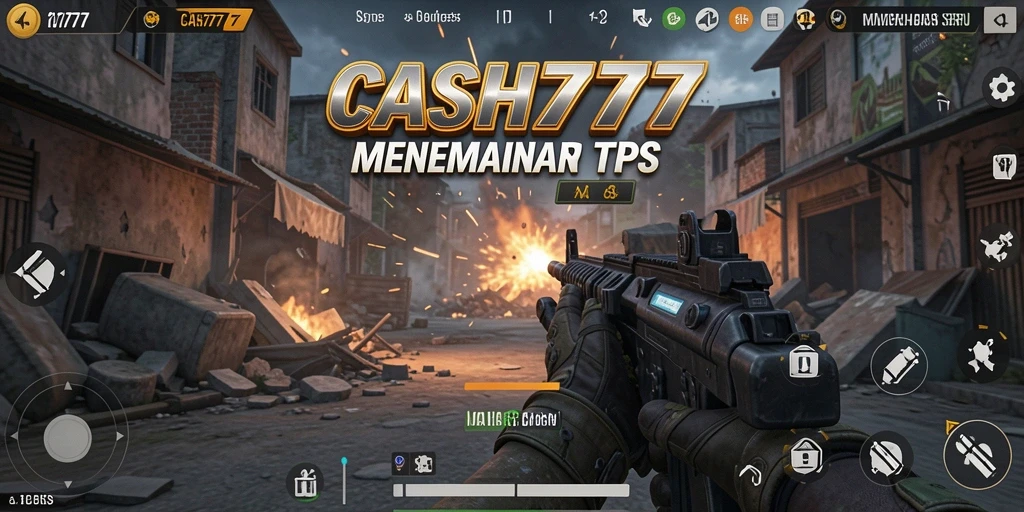 Tampilan gameplay mengesankan dalam CASH777 dengan aksi menegangkan.