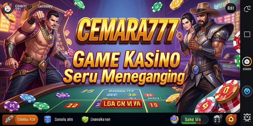 Tampilan menarik dari gameplay CEMARA777 yang penuh aksi Kasino.