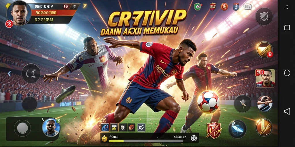 Tampilan gameplay seru dan aksi mendebarkan di CR7VIP.