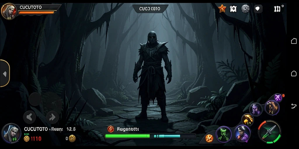 Gameplay menyeramkan dalam kegelapan CUCUTOTO.