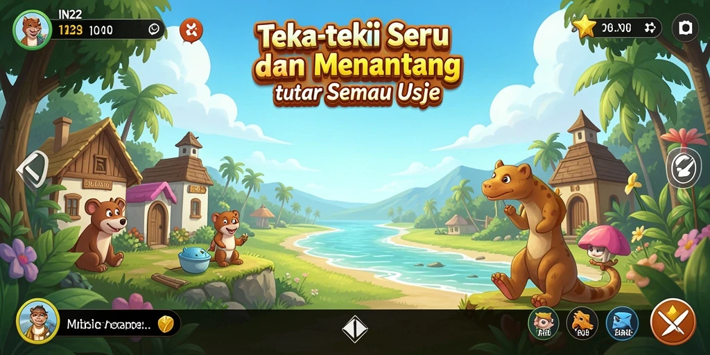 Tampilan gameplay IN22 menampilkan teka-teki yang menantang dan menarik.