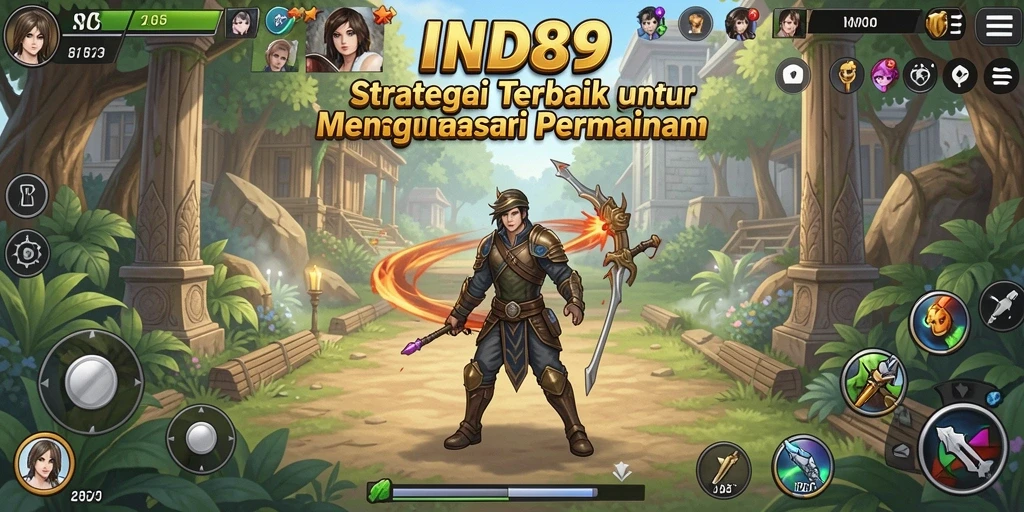 Gameplay mendebarkan IND89 dalam pertempuran strategi.