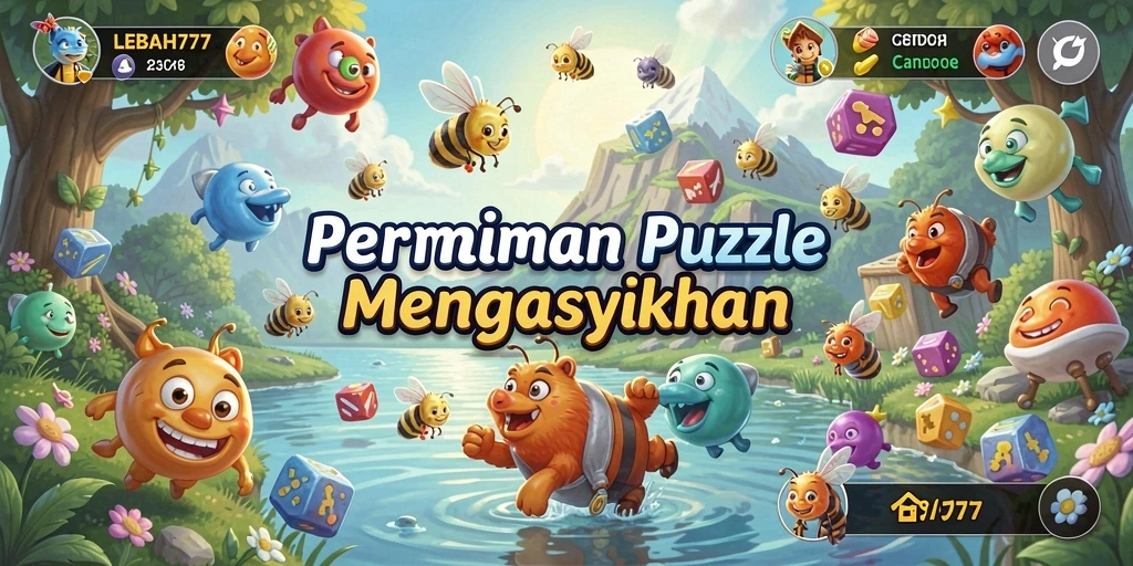 Tampilan gameplay <strong>LEBAH777</strong> yang menegangkan dan penuh warna.