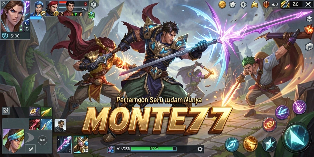 Gameplay seru dan strategi kompleks dalam MONTE77.