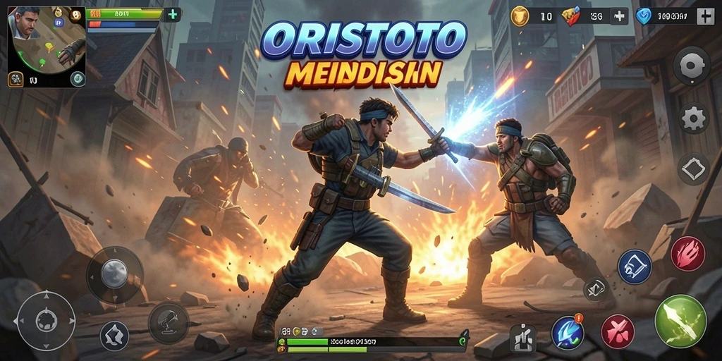 Tampilan gameplay seru dari ORISTOTO yang penuh aksi dan tantangan.