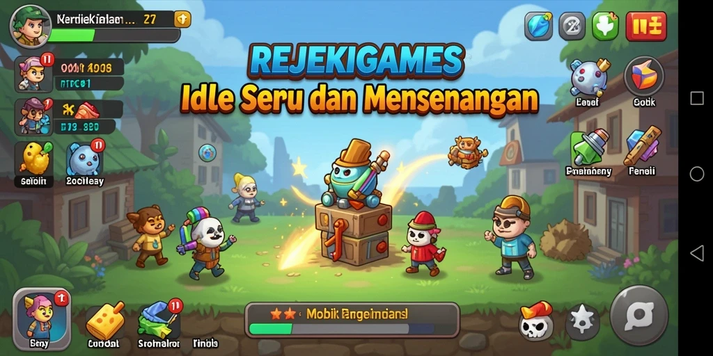Tampilan gameplay seru dari REJEKIGAMES yang memukau.