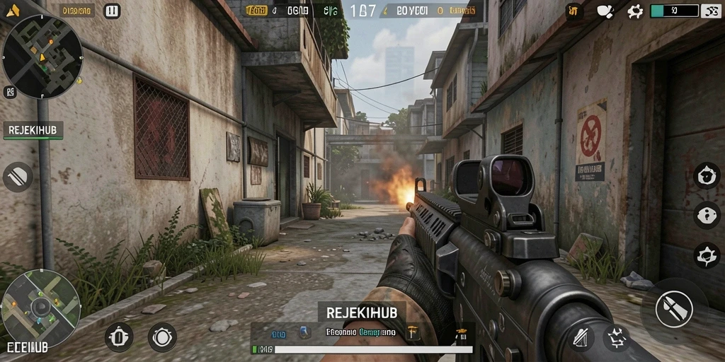 Tampilan menegangkan dari gameplay REJEKIHUB yang penuh aksi.