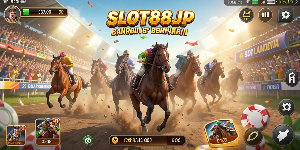 Tampilan menarik dari balapan seru SLOT88JP yang mendebarkan.