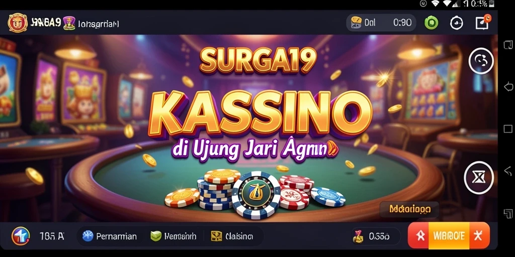 Tangkapan layar gameplay SURGA19 yang menampilkan pengalaman Kasino yang seru.