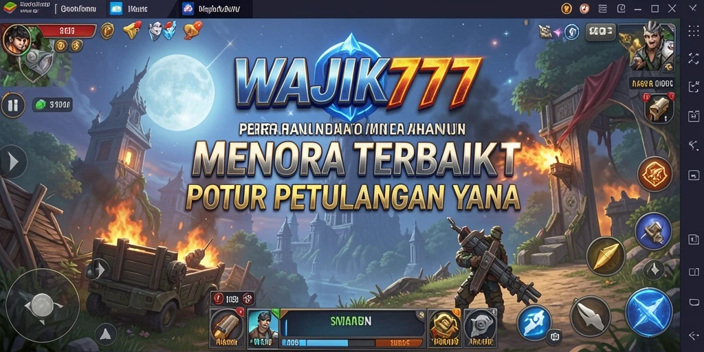 Gameplay seru dan menegangkan dalam WAJIK777 Tower Defense.