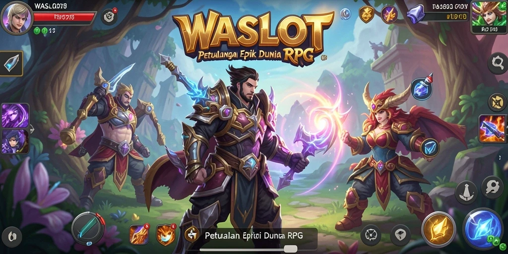 Gameplay WASLOT yang menampilkan pertarungan epik dan karakter menawan.